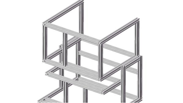 鋁型材機(jī)器設(shè)備機(jī)架圖紙?jiān)O(shè)計(jì)要多久？